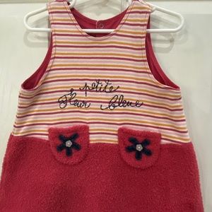 Baby mini, Par Catimini, adorable jumper in pinks and orange, size 2